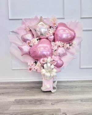 Balloons and flowers Gift